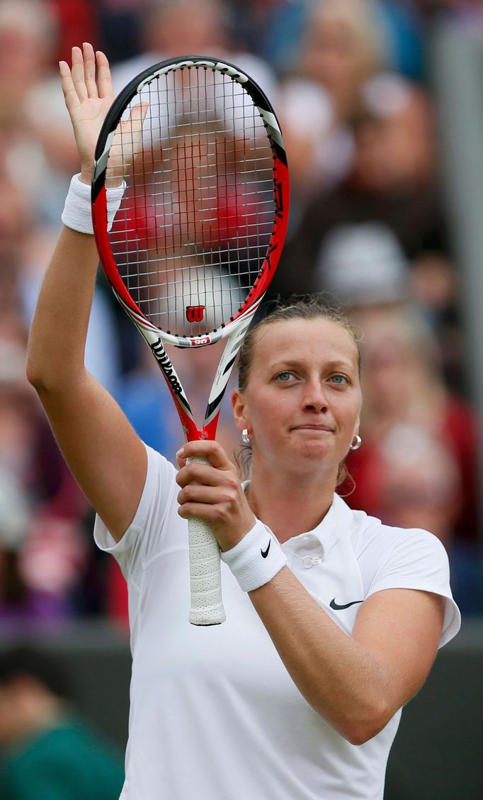 Petra Kvitová na Wimbledonu 2014