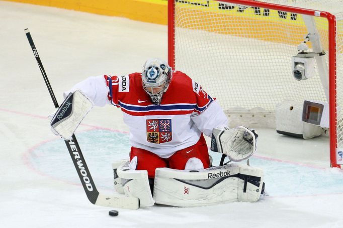 MS 2015, SF Česko-Kanada: Ondřej Pavelec