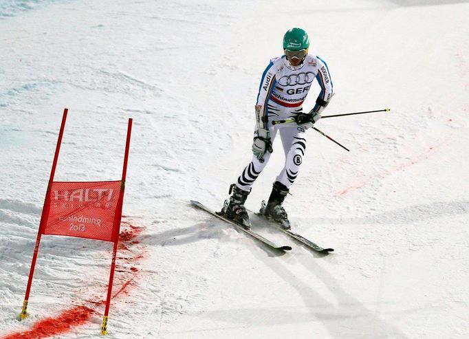 MS ve sjezdovém lyžování Schladming - týmová soutěž paralelní slalom (Felix Neureuther).