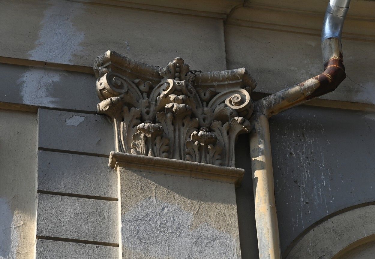 Bývalá synagoga Bet ha-midraš v Demelově ulici, 10. února 2023, Prostějov.