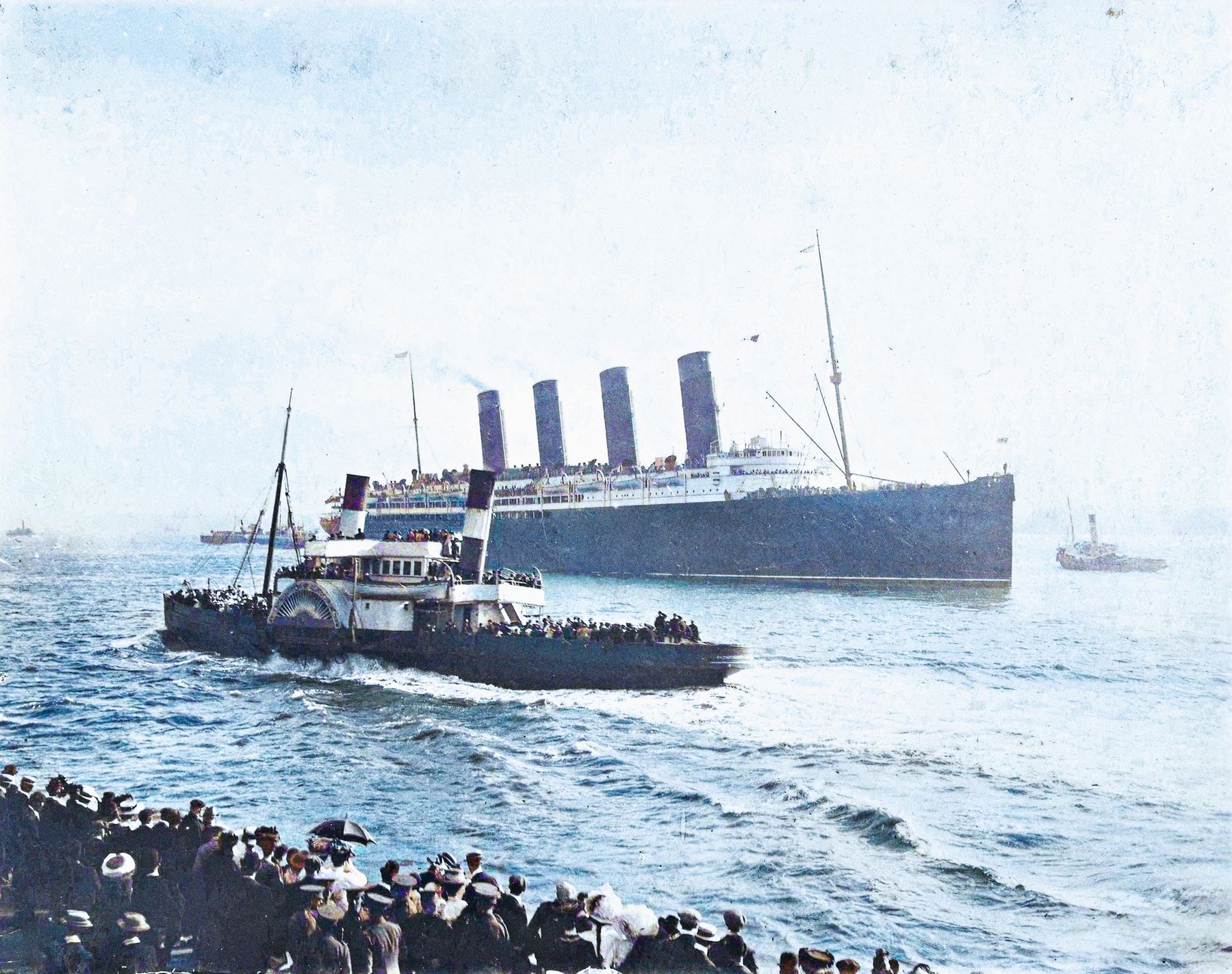 Parník Lusitania, loď, tragédie, neštěstí, potopení, výročí, historie, 1. světová válka
