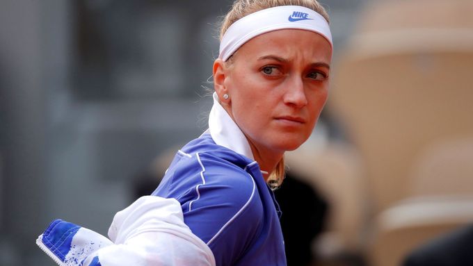 Petra Kvitová v semifinále French Open 2020.