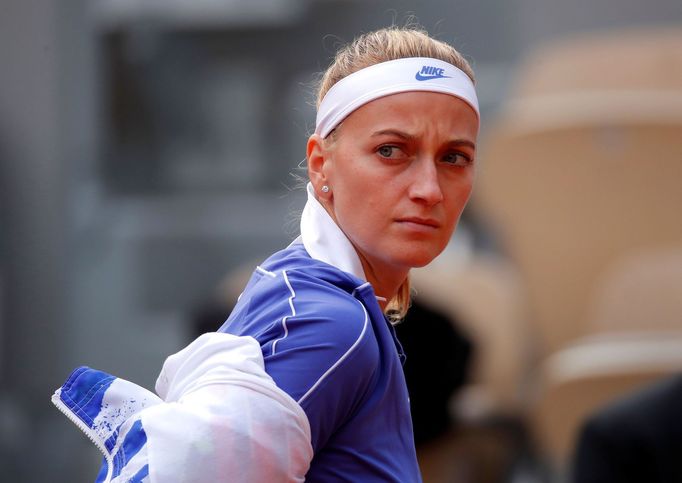 Petra Kvitová v semifinále French Open 2020.