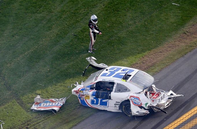 NASCAR Nationwide Series, havárie v Daytoně: Kyle Larson (32)