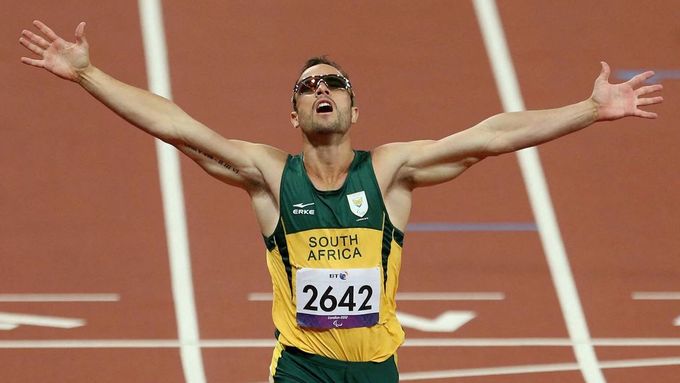Oscar Pistorius na paralympiádě 2012