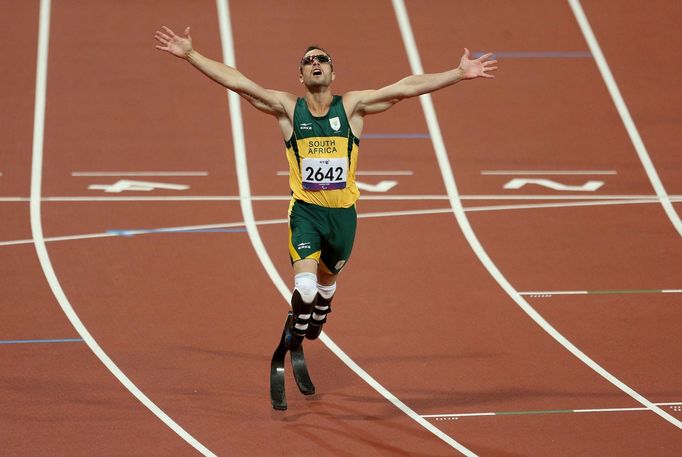 Oscar Pistorius na paralympiádě 2012