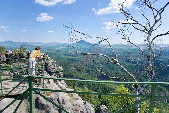 Vyhlídka na Pravčické bráně, NP České Švýcarsko