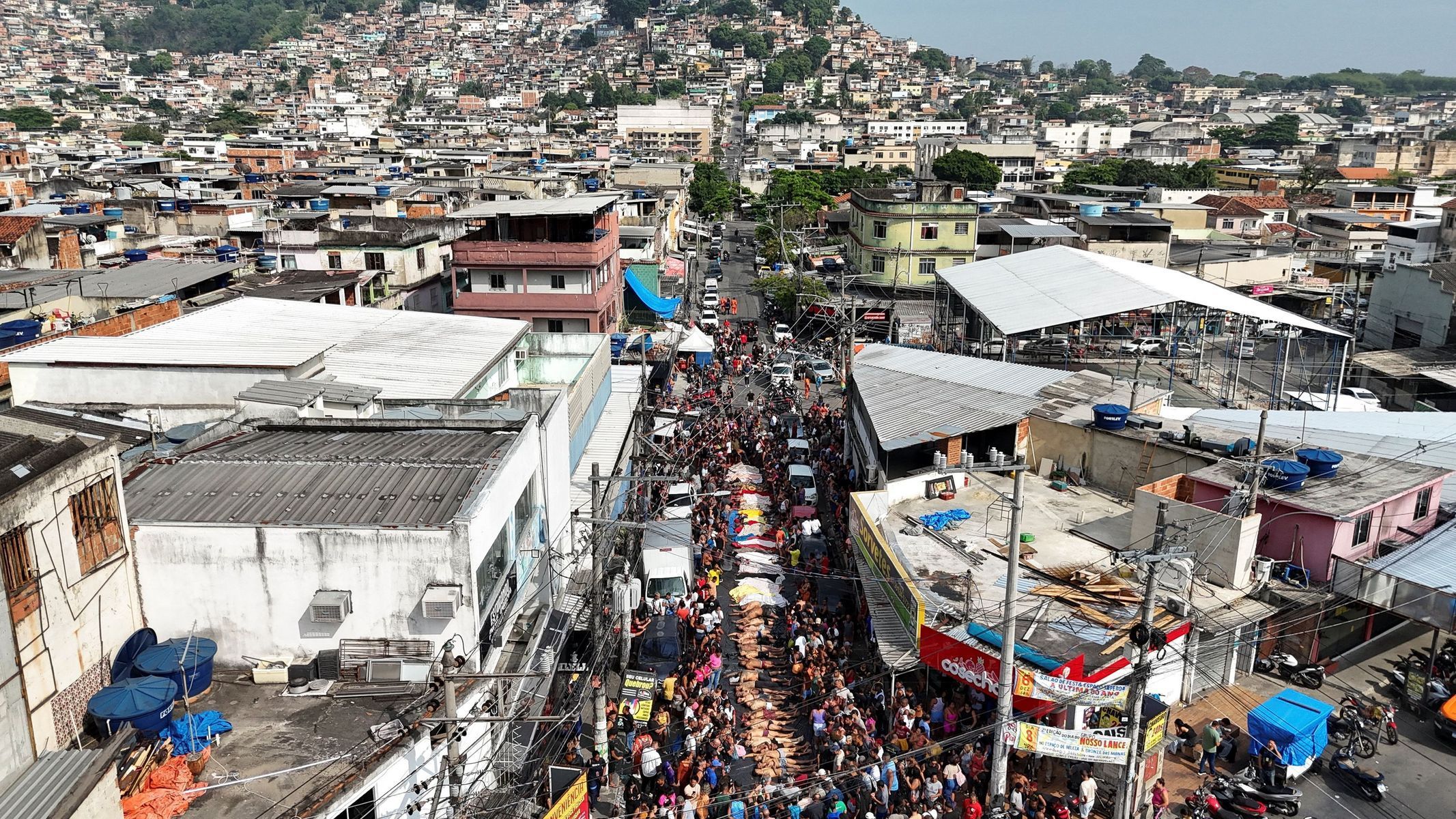 Brazílie, Rio de Janeiro, favela, policie, zásah, gang