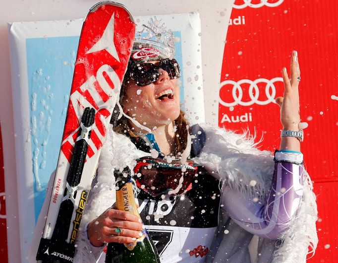 Mikaela Shiffrinová v Záhřebu 2015