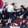 Bitka v jihokorejském parlamentu