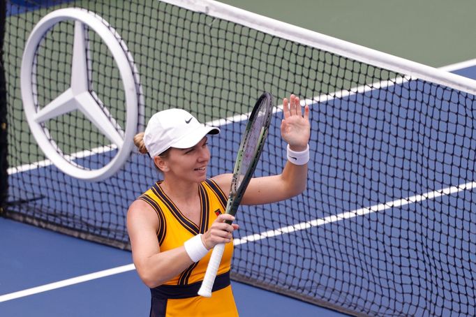 US Open 2021, 1. kolo (Simona Halepová)