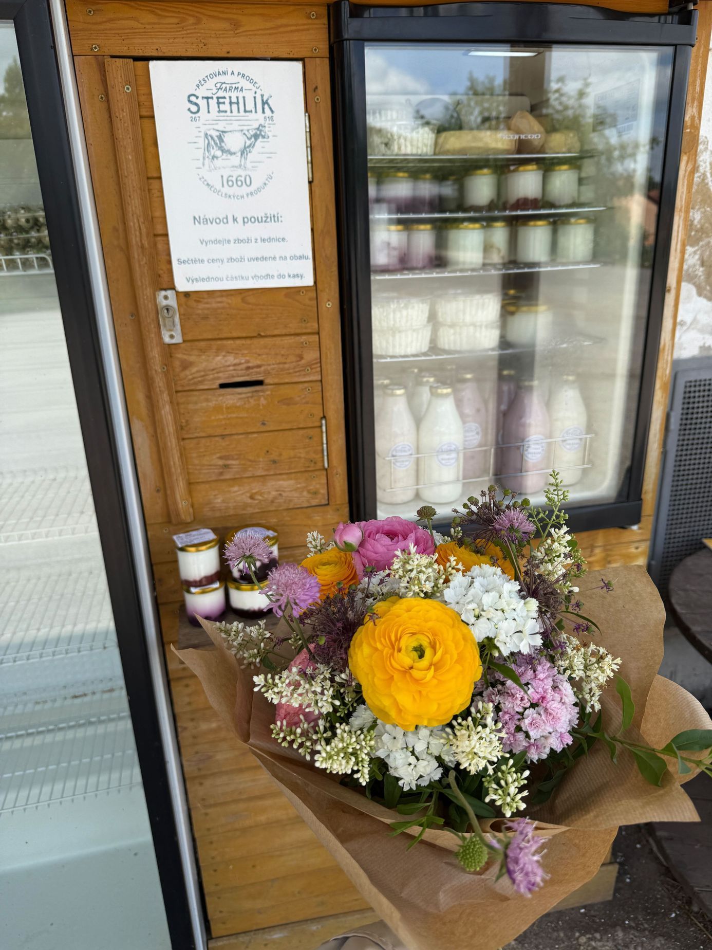 farma, stehlík, statek, Chodouň