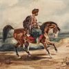 Eugène Delacroix  (1798–1863) Orientální jezdec