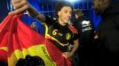 Axel Witsel slaví postup Belgie na MS