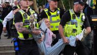 Palestina Action, Velká Británie, Londýn, demonstrace, shromáždění, protest, policie
