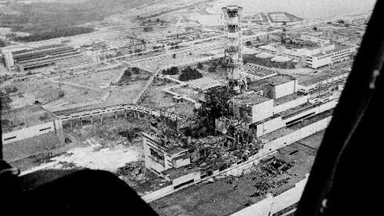 Havárie v jaderné elektrárně Černobyl v roce 1986