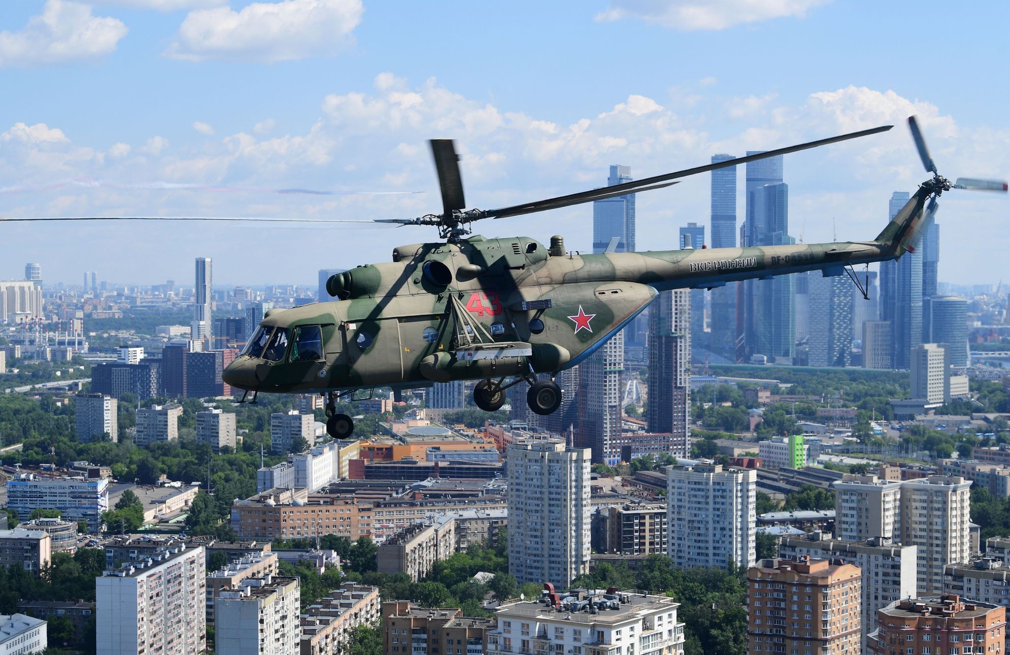 Moskva, vojenská přehlídka 2020