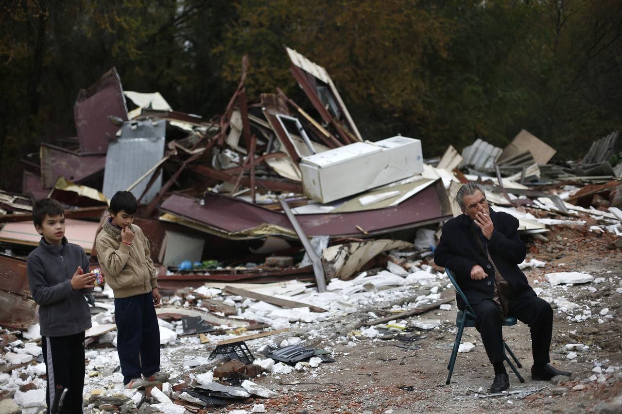 Foto: Ve Španělsku po 50 letech existence zbourali romskou osadu