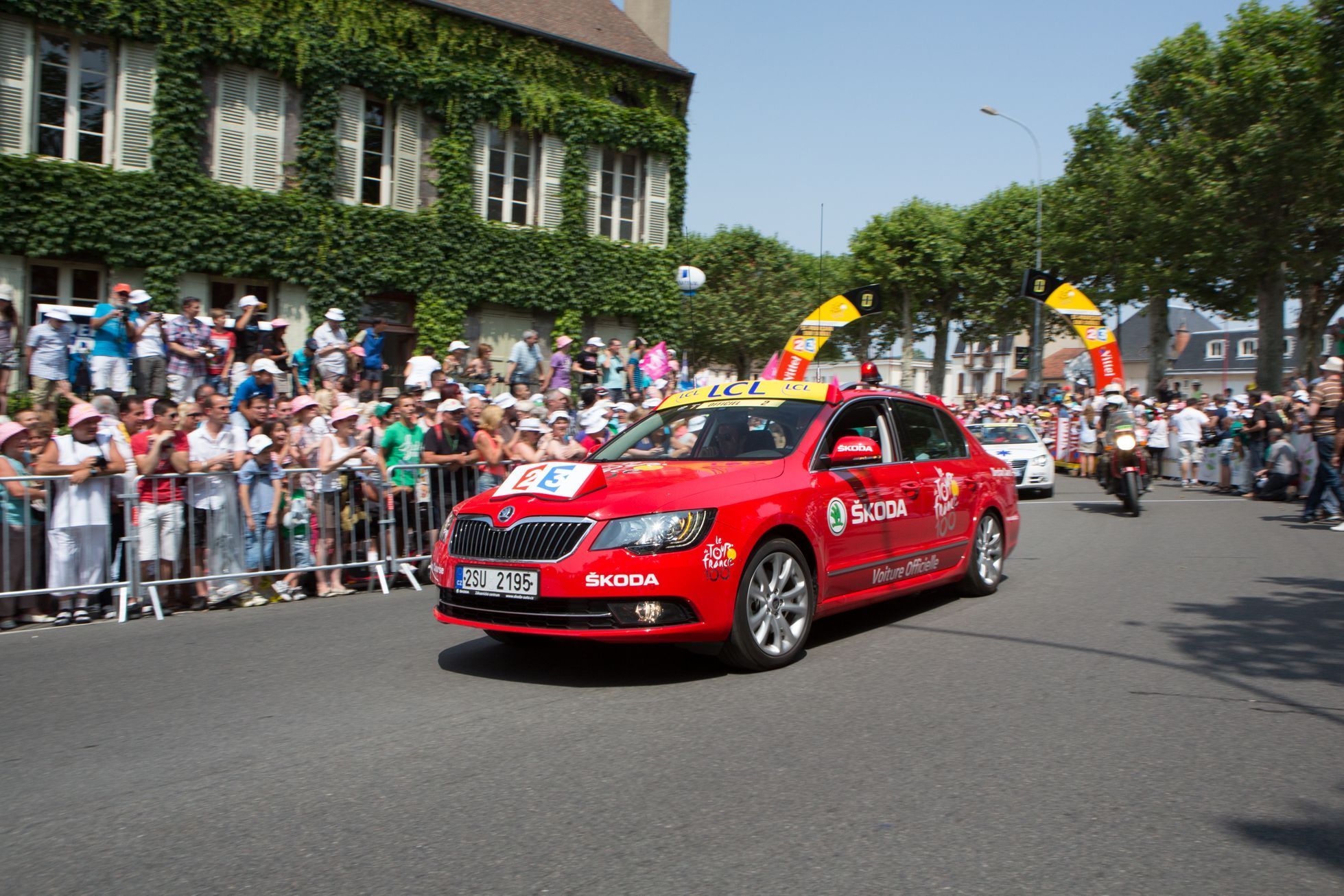 Škodovka ředitele Tour de France ředitele Christiana Prudhomma