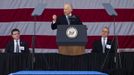 U.S. Vice President Joe Biden speaks during the memorial service for Massachusetts Institute of Technology Patrol Officer Sean Collier at MIT in Cambridge, Massachusetts April 24, 2013. Thousands of law enforcement agents from around the United States attended the memorial for Collier, who authorities say was shot dead by the Boston Marathon bombing suspects. REUTERS/Dominick Reuter/MIT/Handout (UNITED STATES - Tags: CIVIL UNREST CRIME LAW) NO SALES. NO ARCHIVES. FOR EDITORIAL USE ONLY. NOT FOR SALE FOR MARKETING OR ADVERTISING CAMPAIGNS. THIS IMAGE HAS BEEN SUPPLIED BY A THIRD PARTY. IT IS DISTRIBUTED, EXACTLY AS RECEIVED BY REUTERS, AS A SERVICE TO CLIENTS Published: Dub. 24, 2013, 7:14 odp.