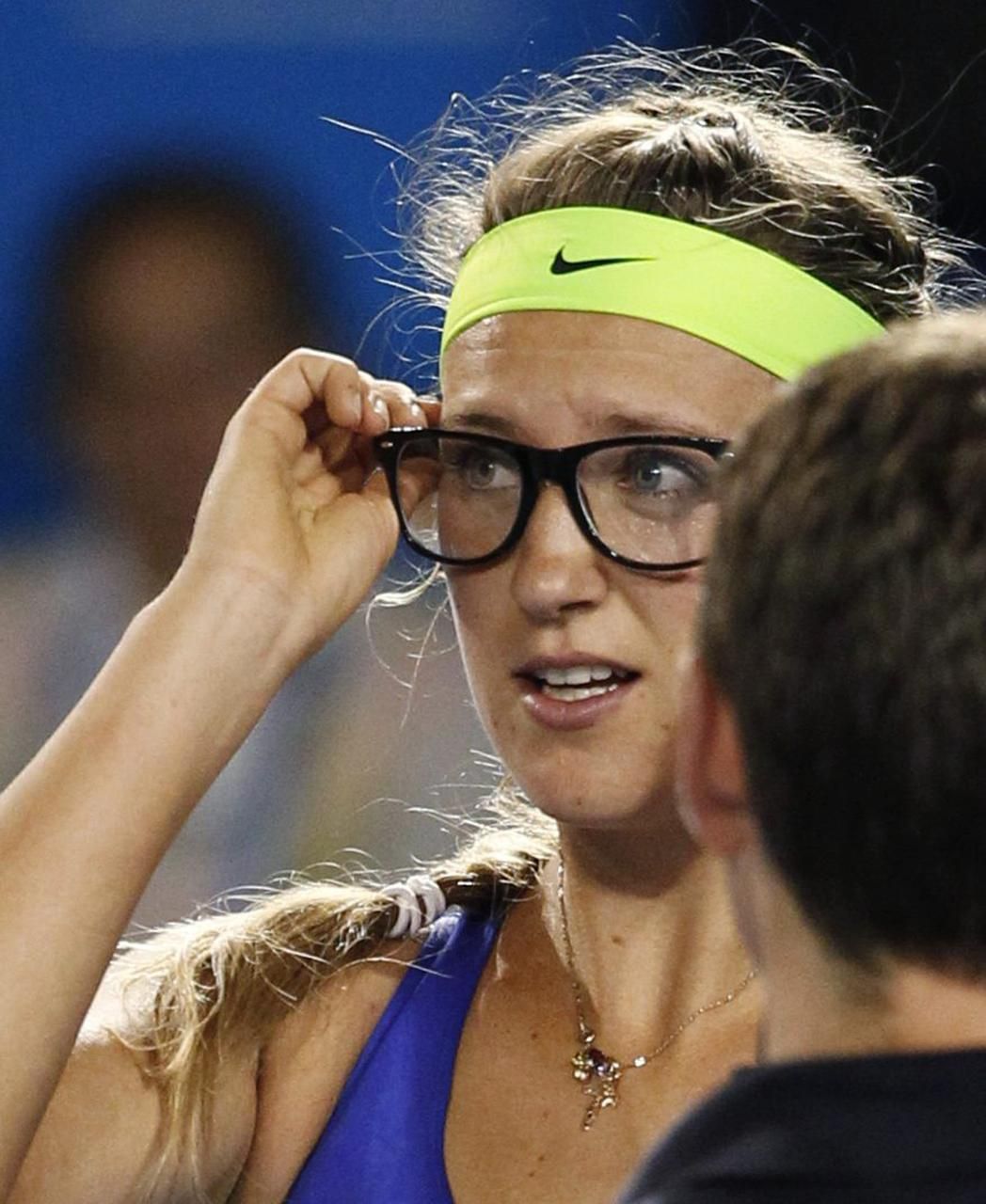 Australian Open: Azarenková s brýlemi