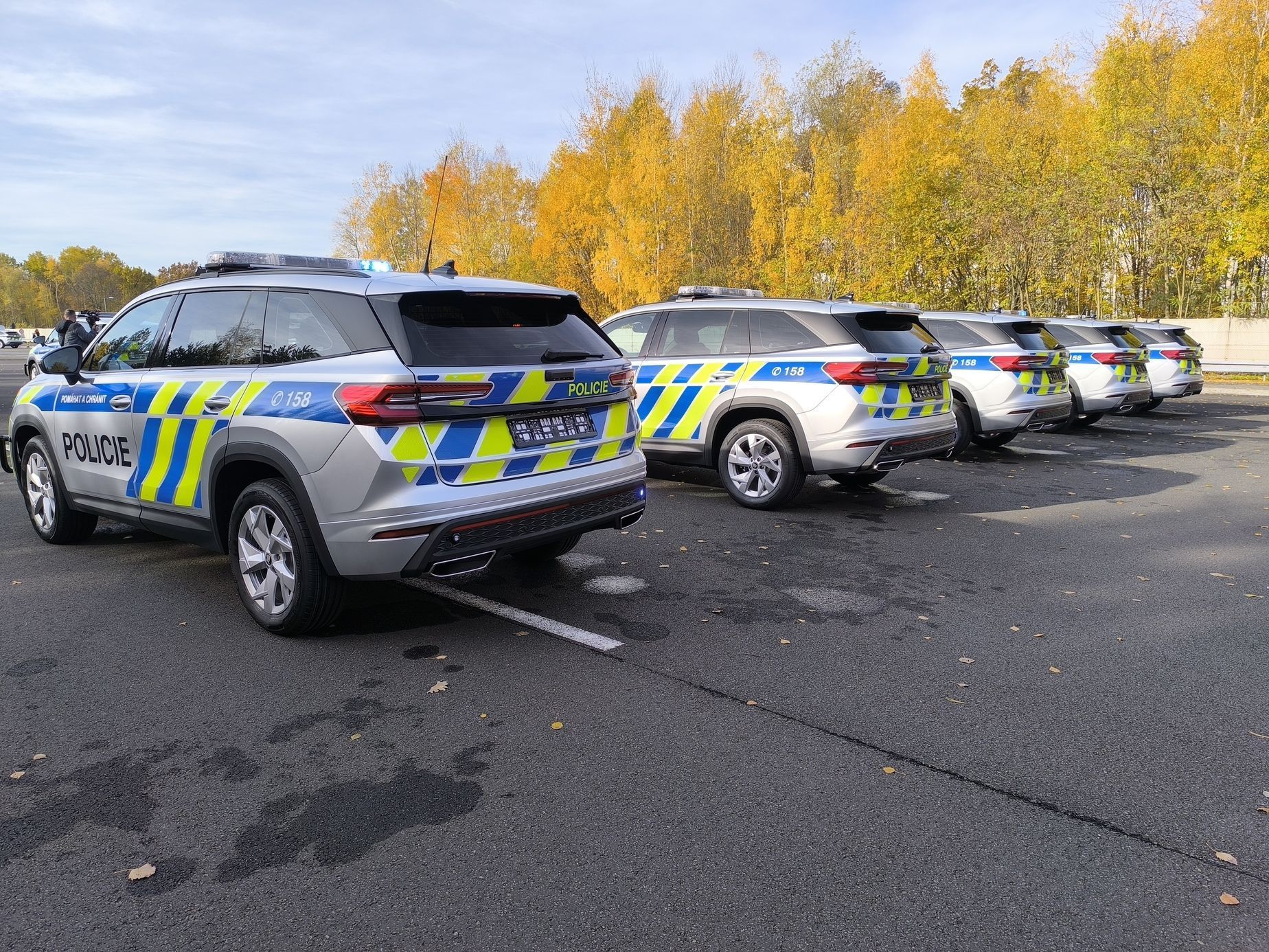 Policie Škoda Kodiaq  předávání nových vozů