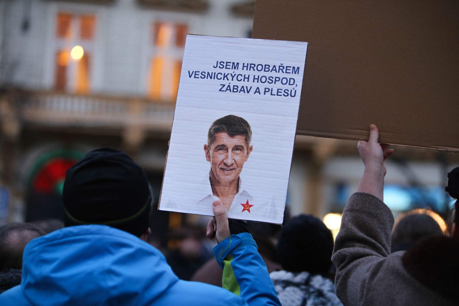 Demonstrace proti Babišovi a oligarchům - Václavské náměstí