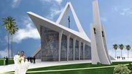 The basilica will be built in the capital city Libreville, inhabited by 180 thousands of people.