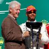 F1, VC USA 2017: Bill Clinton a Lewis Hamilton