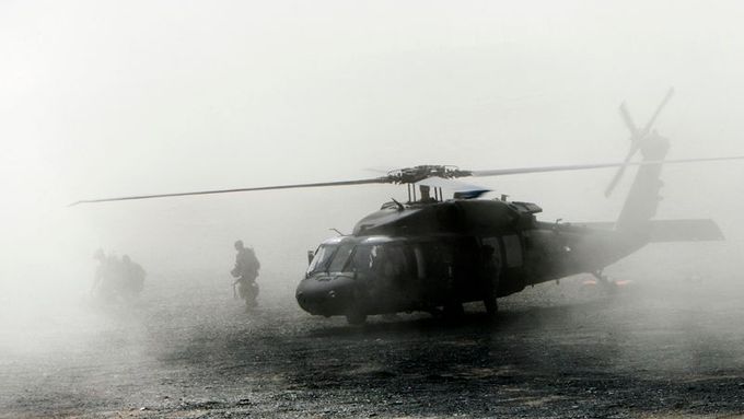 Vrtulník v Afghánistánu, ilustrační foto.