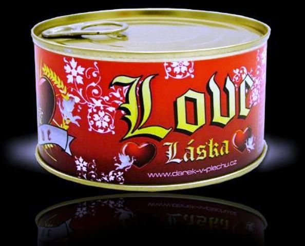Dárek v plechu - láska
