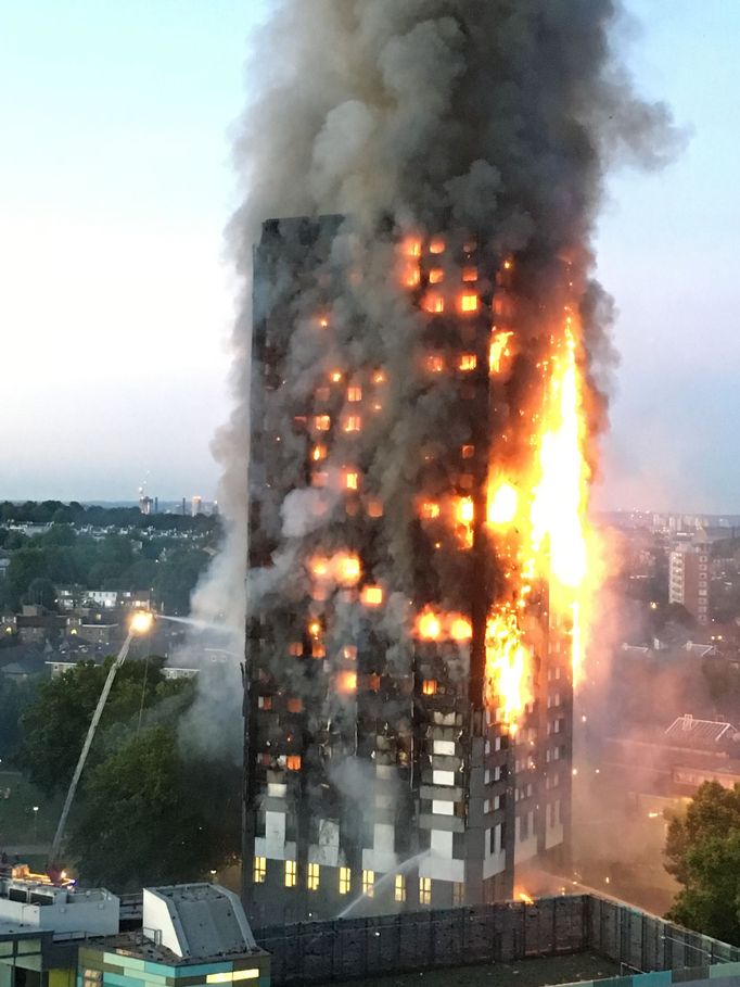 Požár londýnské Grenfell Tower