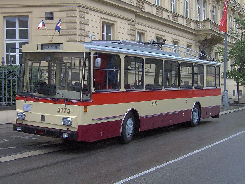 Trolejbus Škoda 14Tr Brno