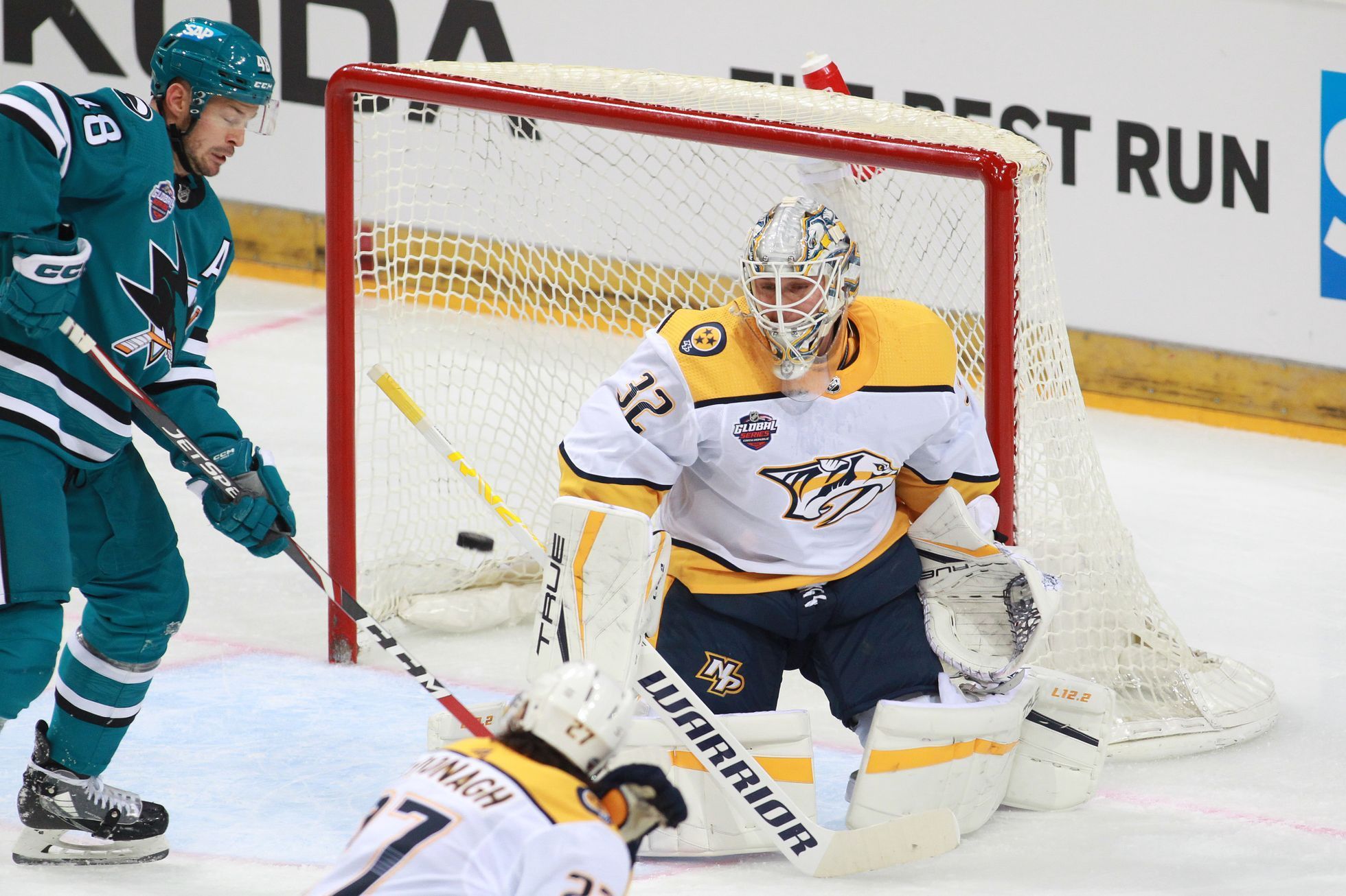 San Jose vs. Nashville Predators v Praze