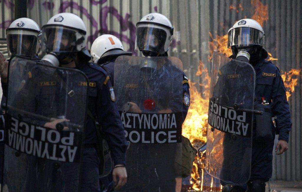 Protesty v Řecku