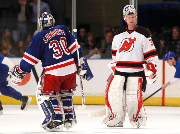 Lundqvist vs. Brodeur v utkání Jersey s Rangers