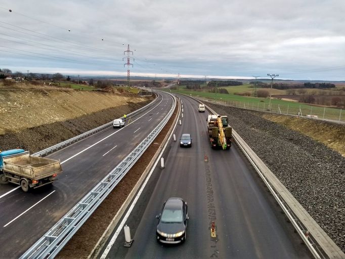 Rozšíření obchvatu u Panenského Týnce na dálnici D7