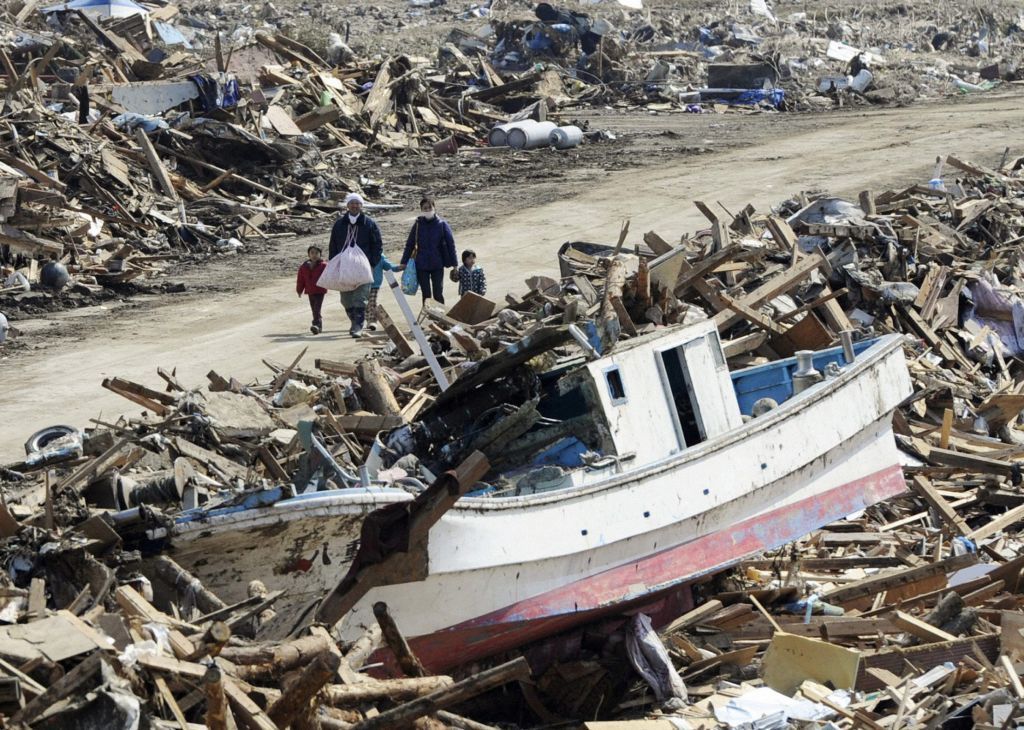 Japonsko dva dny po tsunami