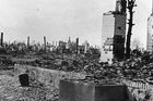 Zničená vesnice Sochy 1943