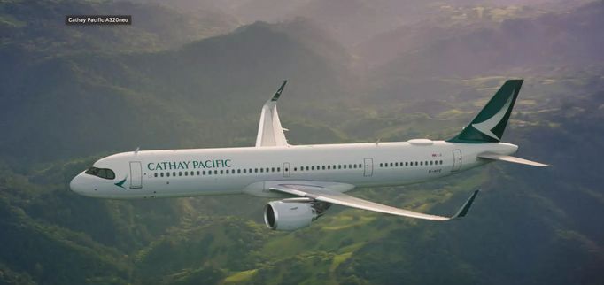 Airbus A320neo společnosti Cathay Pacific