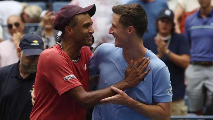 Joe Salisbury a Rajeev Ram slaví triumf ve čtyřhře na US Open 2023