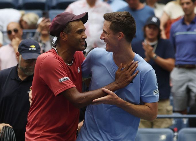 Joe Salisbury a Rajeev Ram slaví triumf ve čtyřhře na US Open 2023