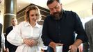 Konstantin Malofejev a Maria Lvová-Bělovová během festivalu Šťastné dětství v červnu 2023.