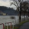 Velká voda v Ústí nad Labem (14. ledna 2011)