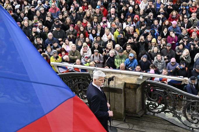 Petr Pavel složil slavnostní slib na společné schůzi obou komor Parlamentu na Pražském hradě a stal se novým českým prezidentem, Praha, 9. 3. 2023