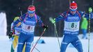 Biatlon, SP NMNM, smíšené dvojice: Eva Puskarčíková a Michal Krčmář