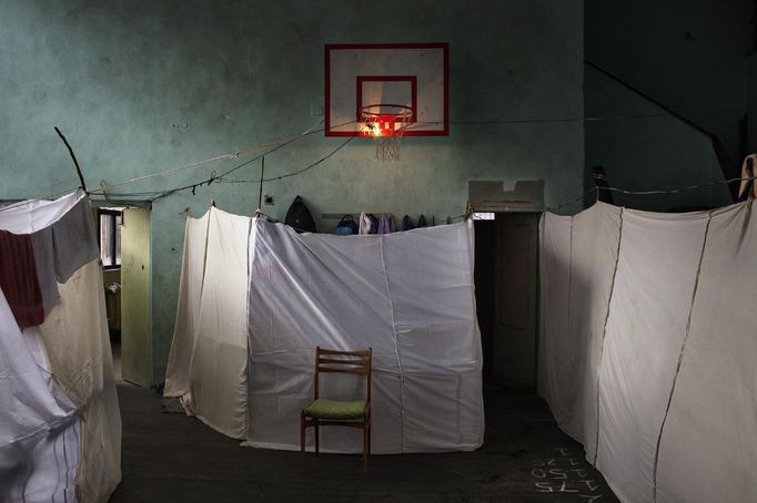 Alessandro Penso, an Italian photographer working for OnOff Picture, won the 1st Prize in the General News Single category of the 2014 World Press Photo Contest with this picture of temporary accommodation for Syrian refugees in Sofia taken November 21, 2013. The prize-winning entries of the World Press Photo Contest 2014, the world's largest annual press photography contest, were announced February 14, 2014.