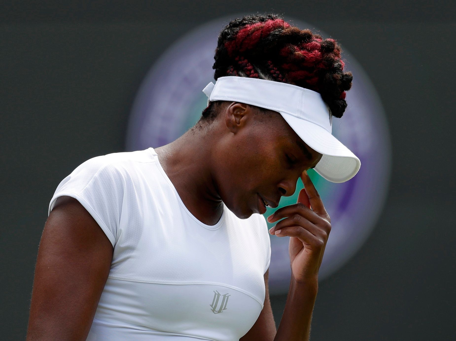 Venus Williamsová v 1. kole Wimbledonu c