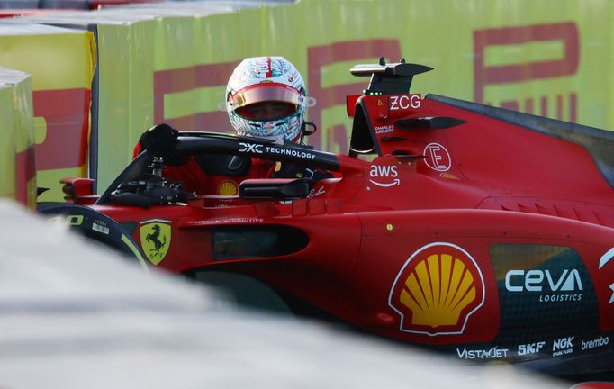 Havárie Charlese Leclerca ve VC Miami F1 2023