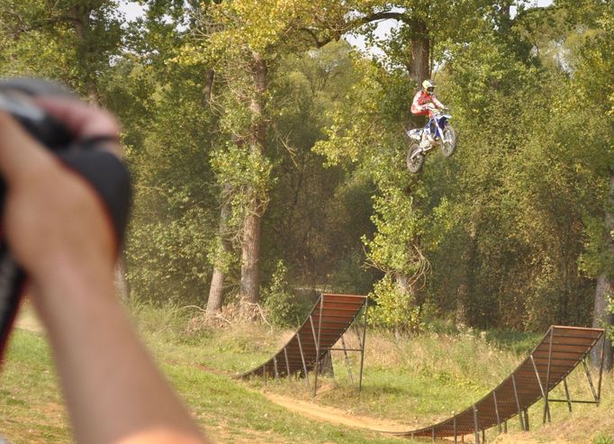 Trénink FMX v Benešově: Libor Podmol